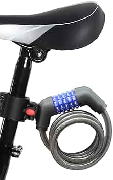 Amazon.co.jp: ZHEGE ワイヤーロック 自転車 鍵 ダイヤル 5桁